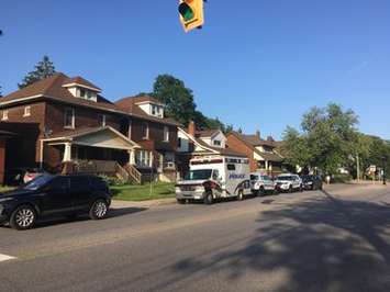 Suspicious death in west Windsor. July 24, 2019. (Photo by Paul Pedro)