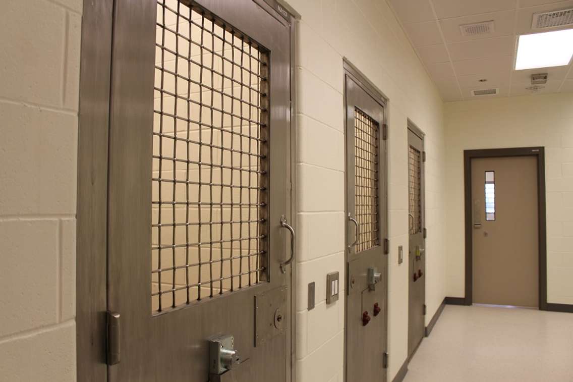 Admitting area at the South West Detention Centre. (Photo by Maureen Revait)