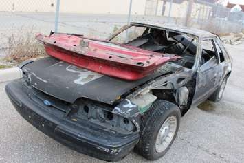 The Windsor Fire and Rescue Service says the fire broke out at 1935 Huron Church Rd. at 7pm on November 14, 2014. (Photo by Jason Viau)