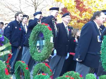 Remembrance Day Ceremony in London's Victoria Park. Photo by Ashton Patis. November 11, 2014.   

