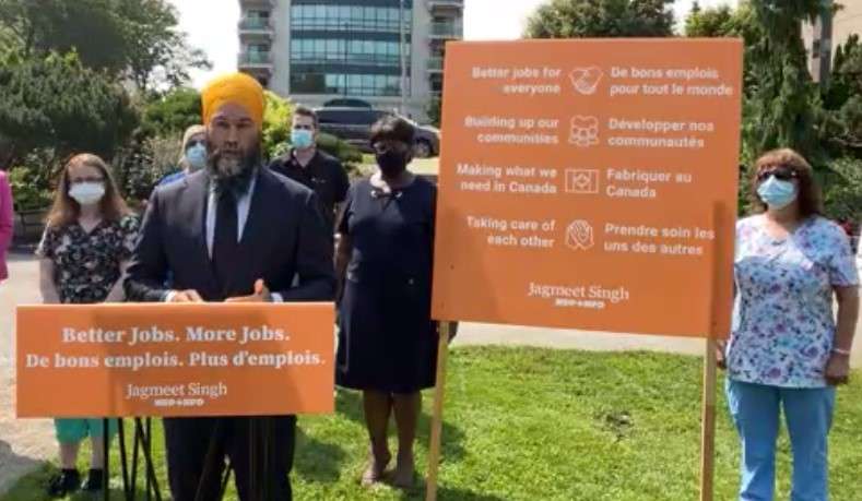 NDP Leader proposes plan to create one-million jobs