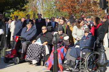 Remembrance Day ceremony at the Cenotaph in Victoria Park in London, November 11, 2016. (Photo by Miranda Chant, Blackburn News.)