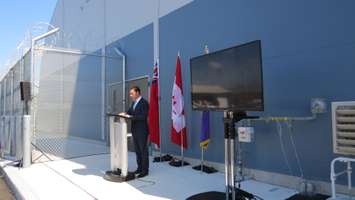 Community Safety and Correctional Services Minister David Orazietti at the Regional Intermittent Centre in London, September 13, 2016. (Photo by Miranda Chant, Blackburn News) 