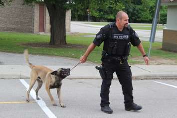 CKPS K9 Handler Rick Bertok with dog 