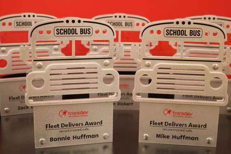 Fleet Delivers Awards. Photo provided by Chuck Archer, Voyago Vice President of Marketing and Communications. 