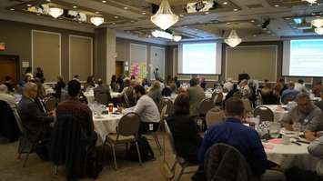 Sarnia-Lambton Energy and Environment Summit at Lambton College. May 17, 2022. (Photo by Natalia Vega)