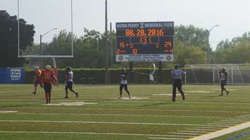 Imperials trail All Stars late in the NFC Championship game. (photo by Jake Jeffrey blackburnnews.com)