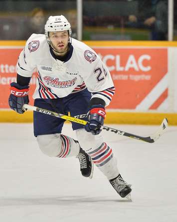 Windsor Spitfires Defenceman Daniel Robertson during his time with the Oshawa Generals. (Photo courtesy the Windsor Spitfires.)