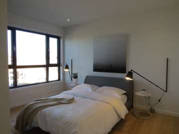 One of the four bedrooms at the Dream Lottery home at 2074 Ironwood Rd. (Photo by Miranda Chant, Blackburn News)