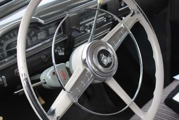 Chrysler models old and new are shown off during the FCA Canadas 90th Anniversary celebration on Windsors riverfront, June 17, 2015. (Photo by Mike Vlasveld)