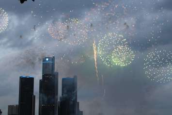 Thousands attend the 2015 Detroit Ford Fireworks Display along Windsor's waterfront on June 22, 2015. (Photo by Ricardo Veneza)