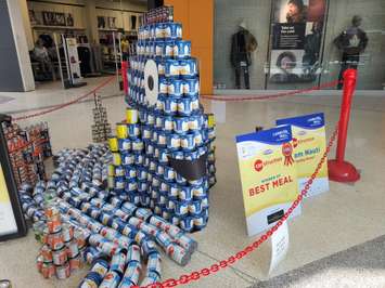 CANstruction Mar 5, 2023. Blackburn Media photo by Stephanie Chaves.