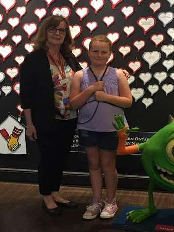 Libby’s Lemonade Stand’ raises $2,340. June 5, 2107. (Photo courtesy of CKPS)