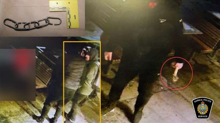 Suspects sought after sleeping man attacked in Sarnia (Photo courtesy of Sarnia Police Service)
