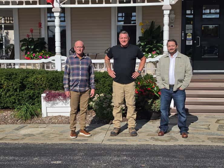(L to R) Steve Cheshire, Damon Bennett, Aaron Huggett - Sept. 18/26 (Blackburn Media photo by Josh Boyce)