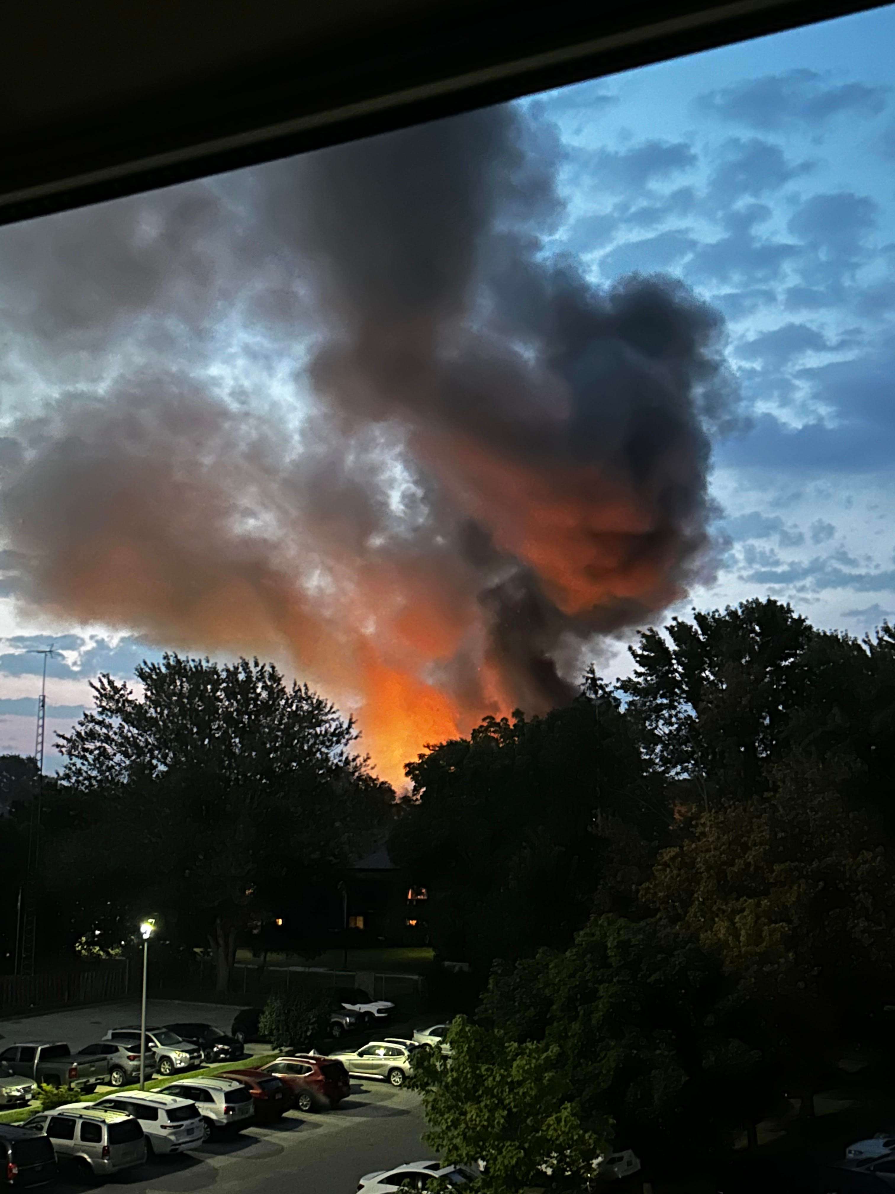 Municipality assisting residents after large early morning fire