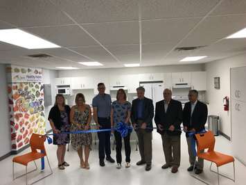 Grand opening of the Rapids Family Health Team's community teaching kitchen. June 12, 2018 (Photo by Melanie Irwin)