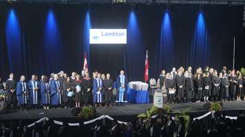 Lambton College's 2023 morning convocation ceremony. June 7, 2023. (Photo by Natalia Vega)