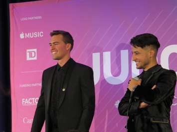 London's Loud Luxury at the 2019 Juno Gala Dinner and Awards at the London Convention Centre, March 16, 2019. (Photo by Miranda Chant, Blackburn News)
