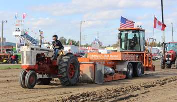 Vintage tractor pull at the Brigden Fall Fair - October 13/19 (Photo courtesy of Brigden Fall Fair via Facebook)
