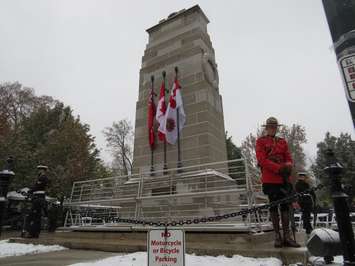 The Cenotaph in Victoria Park, November 11, 2019. (Photo by Miranda Chant, Blackburn News)
