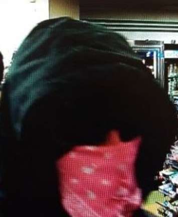 The suspect in an armed robbery in Windsor, October 17, 2018. (Photo courtesy of the Windsor Police Service.)