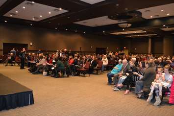 New members of council are sworn in for the 2018-2022 term at the John D Bradley Convention Centre in Chatham, December 3, 2018.  (Photo by Allanah Wills)