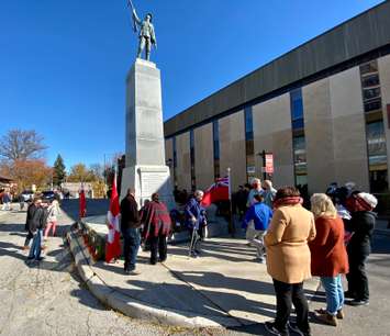  Remembrance Day 2020 in Chatham  (Photo by Allanah Wills)