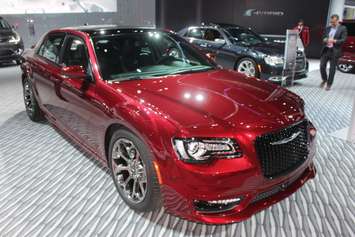 A Chrysler 300 is displayed at the North American International Auto Show in Detroit, January 15, 2018. Photo by Mark Brown/Blackburn News.