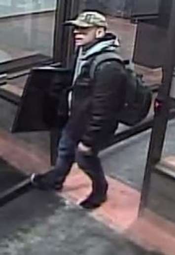 Photo of break-in suspect provided by London police. 