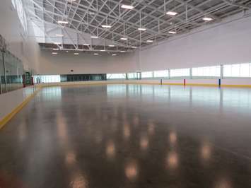 One of two ice NHL size ice pads at the Bostwick Community Centre on Southdale Rd. W. (Photo by Miranda Chant, Blackburn News)