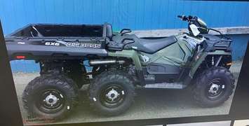 Chatham-Kent police are asking for the public's help to find this ATV after it was reported stolen on March 9, 2022. (Photo courtesy of Chatham-Kent police)