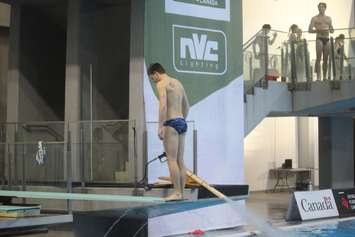 Divers practice on the boards at the Windsor International Aquatic and Training Centre on May 23, 2019. Photo by Mark Brown/Blackburn News.