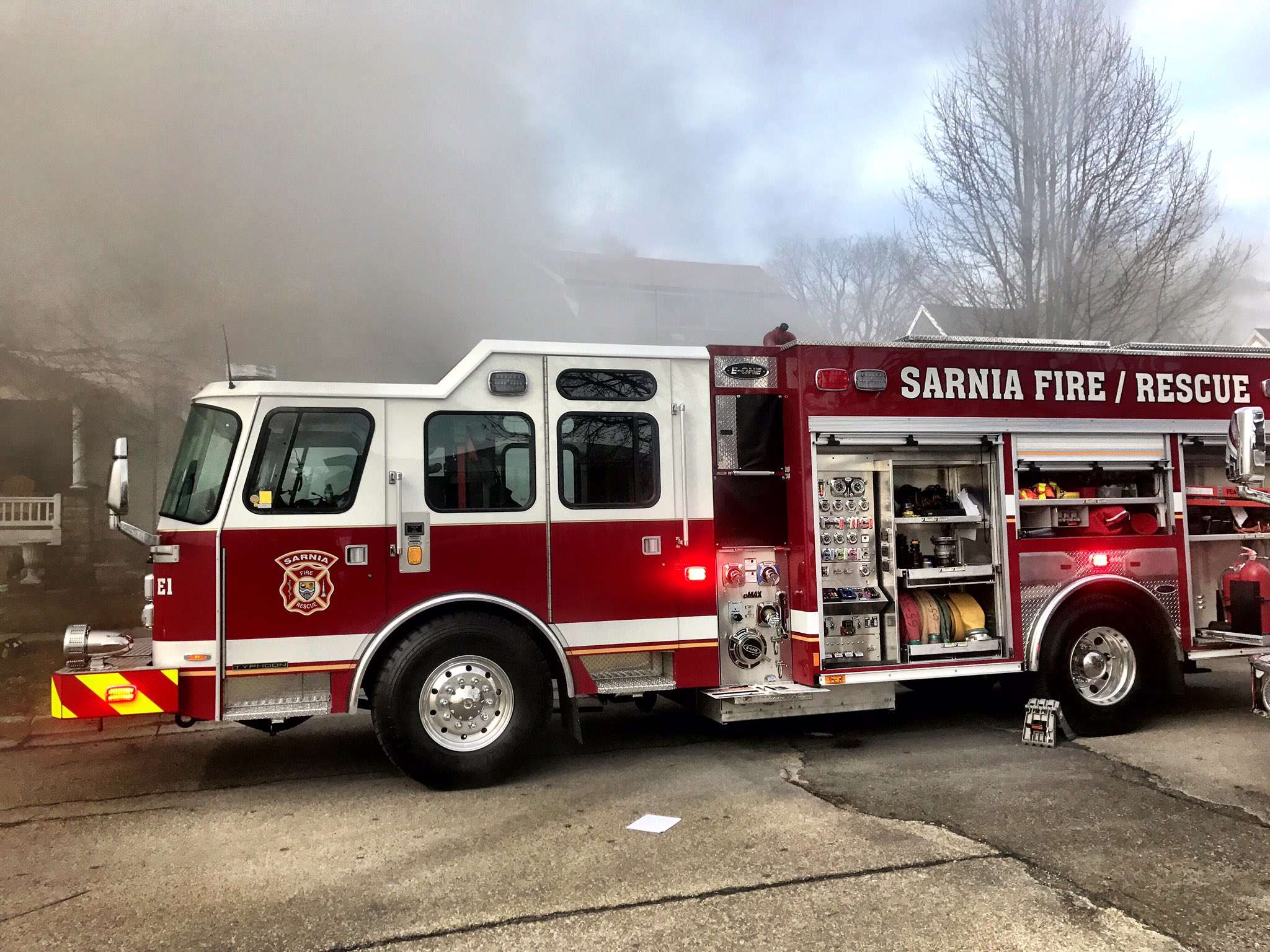 Crews respond to structure fire