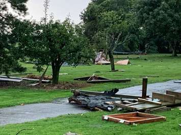 Damage from a storm Sept 11/19 (Submitted photo)