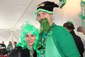 Revelers celebrate St. Patrick's Day at Maggio's Kildare House in Windsor Tuesday March 17, 2015. (Photo by Adelle Loiselle)