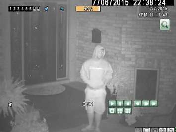 Suspect wanted for Zehrs gas bar robbery. (Photo provided by Windsor Police)