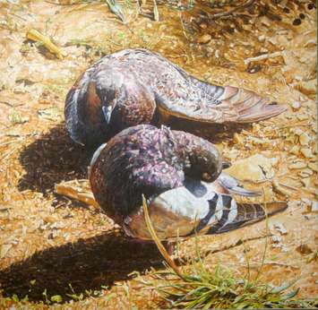 Watercolour painting by Renee Knight. Photo courtesy of St. Marys Station Gallery.
