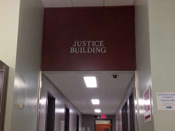 Sarnia Justice Building (BlackburnNews.com photo by Dave Dentinger)