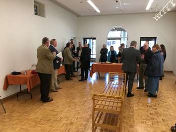 A look inside the new art gallery area of Blyth Memorial Hall. (Photo by Ryan Drury)