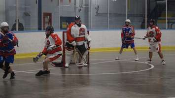 Pt Edward Pacers in action against Welland on May 6, 2017 (Photo by Jake Jeffrey)