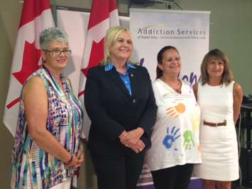 MP Susan Truppe at Addiction Services of Thames Valley, July 29, 2015. Photo by Victoria Sartor, BlackburnNews.com.