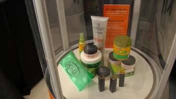 Some of the personal care products succinic acid is put into. August 6, 2015 (BlackburnNews.com Photo by Briana Carnegie)