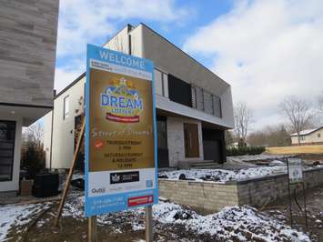The Dream Lottery home at 1456 Byron Baseline Rd. (Photo by Miranda Chant, Blackburn News)