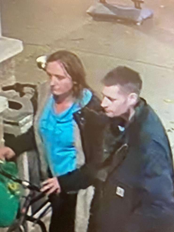 Police looking to identify a man and a woman with the suspect (Photo by: Sarnia police)