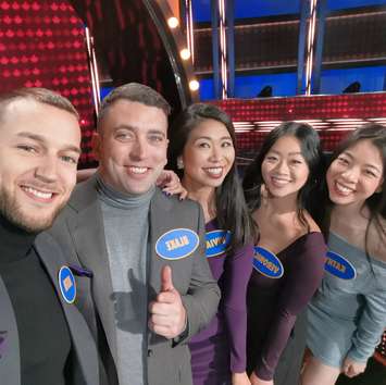 Family Feud Canada contestants. (Photo courtesy of Blake Iron via Facebook).