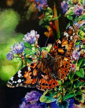 Watercolour painting by Renee Knight. Photo courtesy of St. Marys Station Gallery.