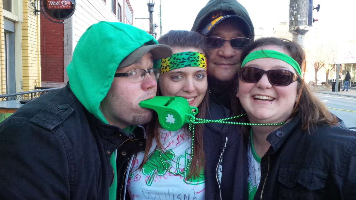 Partiers celebrate St. Patrick's Day. (BlackburnNews.com file photo)