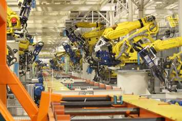 A look inside Windsors Chrysler Assembly Plant, February 9, 2015. (Photo by Jason Viau)