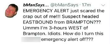 Screen capture of tweet from bManSays... account. (Photo courtesy of CTV Windsor/Twitter).